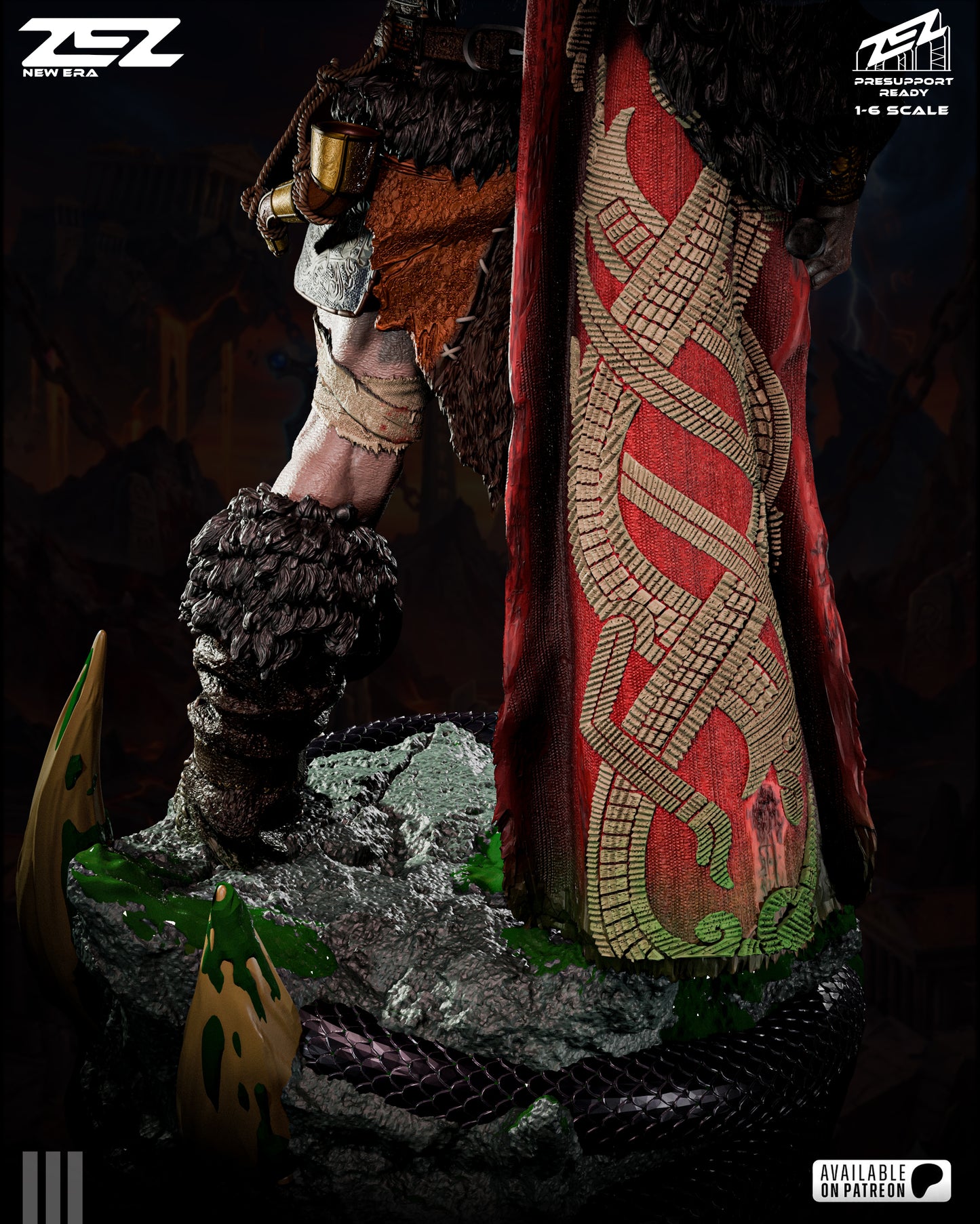 He-Man (Museum Pose) Statue 3D-Printed Kit