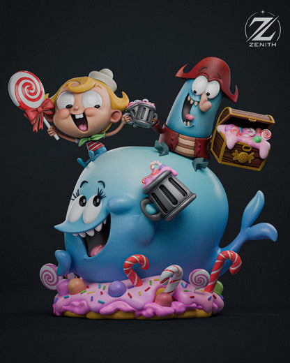 Flapjack Statue 3D-Printed Kit