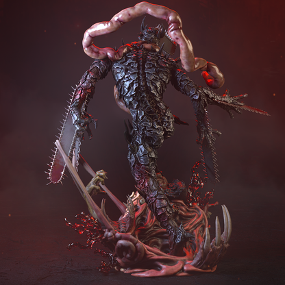 Chainsaw Man Statue 3D-Printed Kit