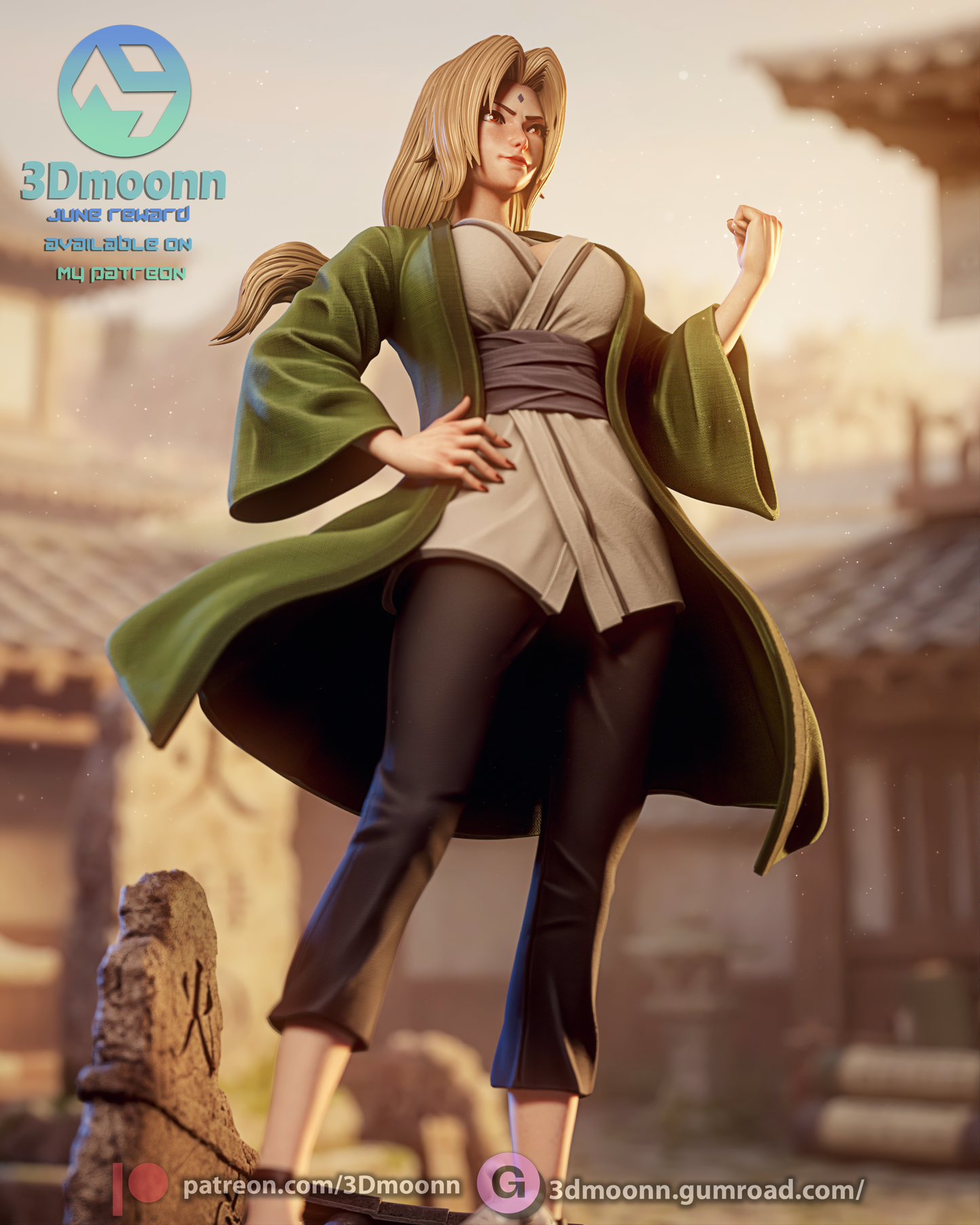 Tsunade Senju 3D-Printed Kit