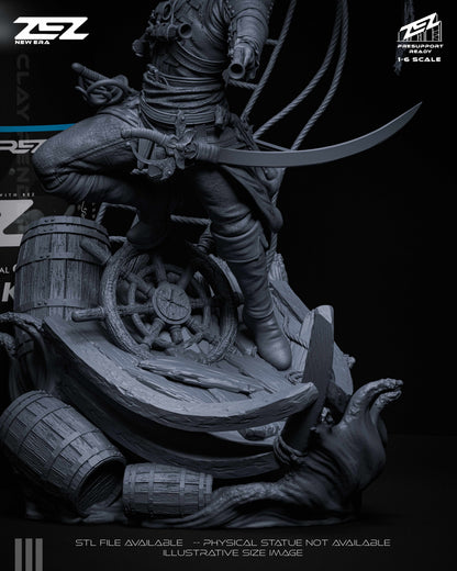 Edward Kenway Statue 3D-Printed Kit