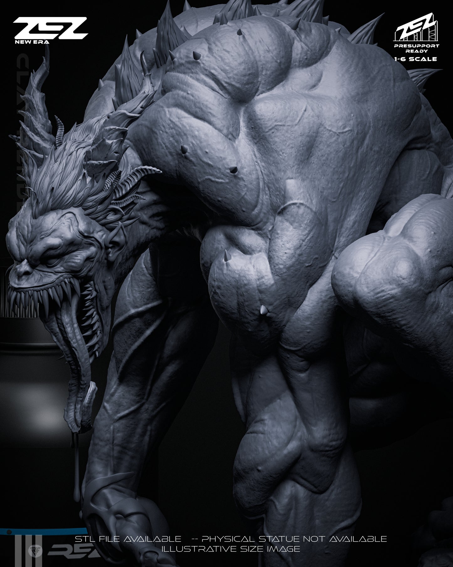 Joker Absolute Statue 3D-Printed Kit