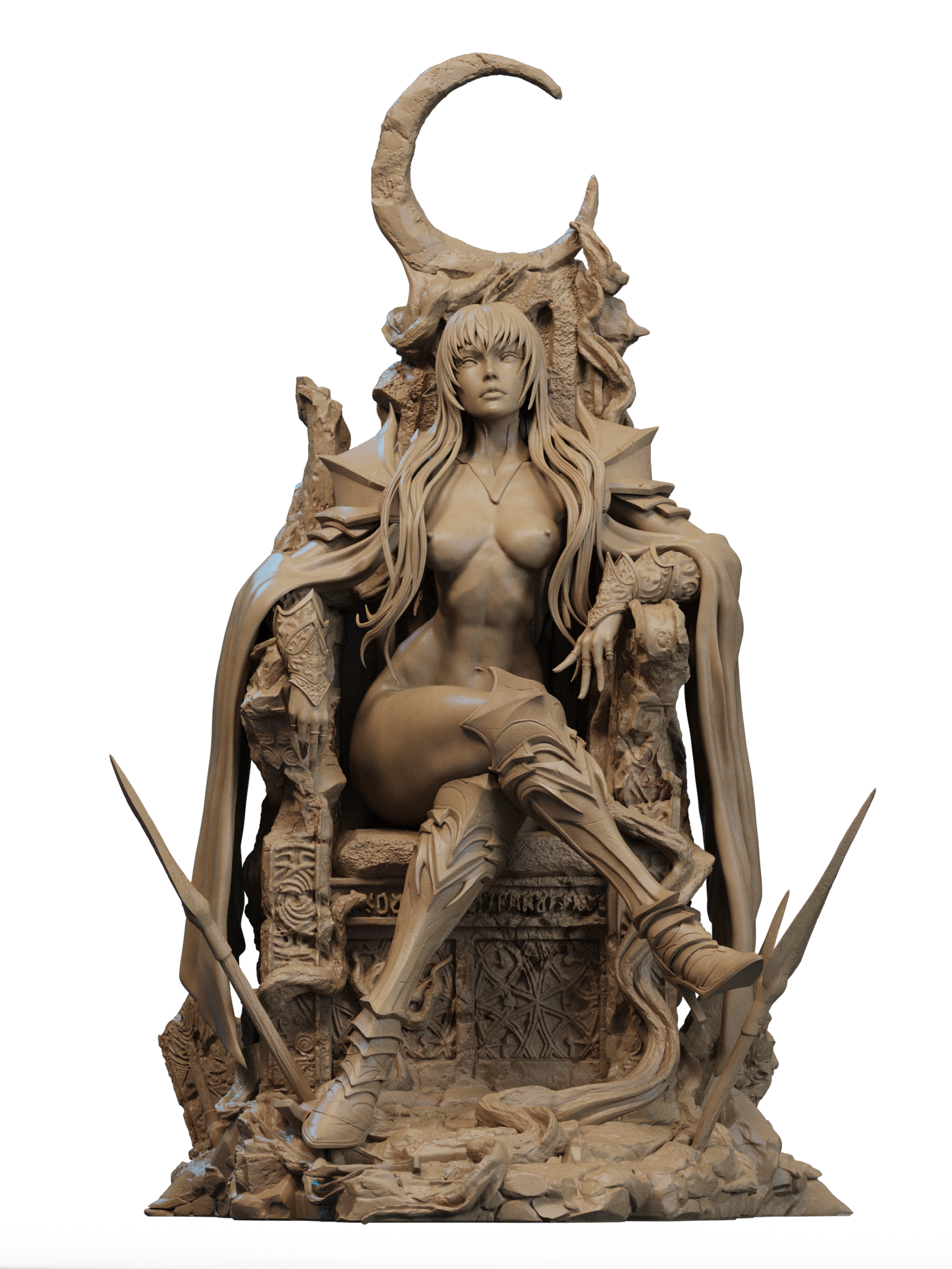 Lucia : The Underworld’s Grand Matriarch Statue 3D-Printed Kit