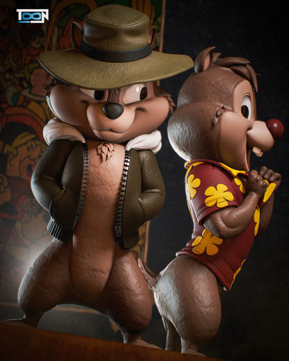 Chip And Dale Statue