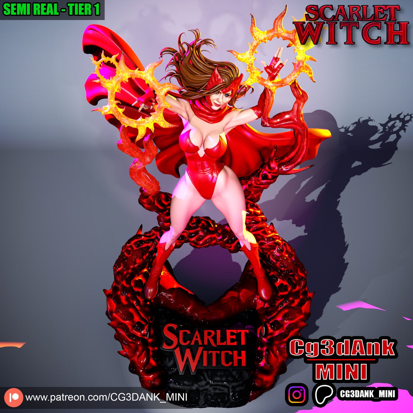 Scarlet Witch Statue