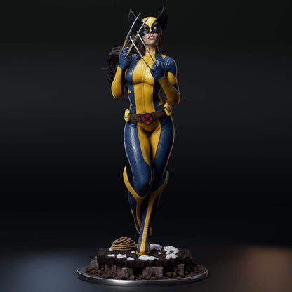 Laura Kinney Wolverine Statue 3D-Printed Kit