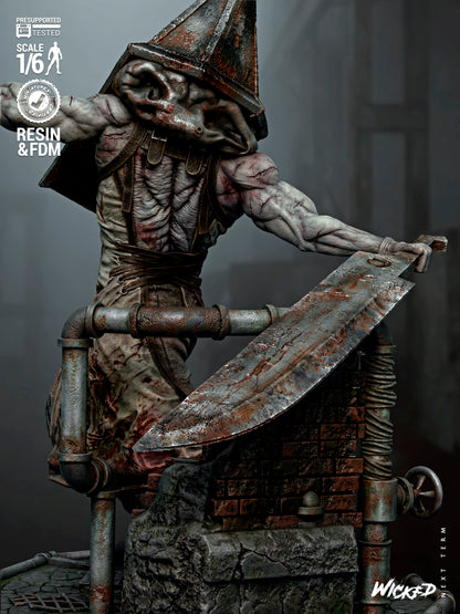 Pyramid Head Statue 3D-Printed Kit