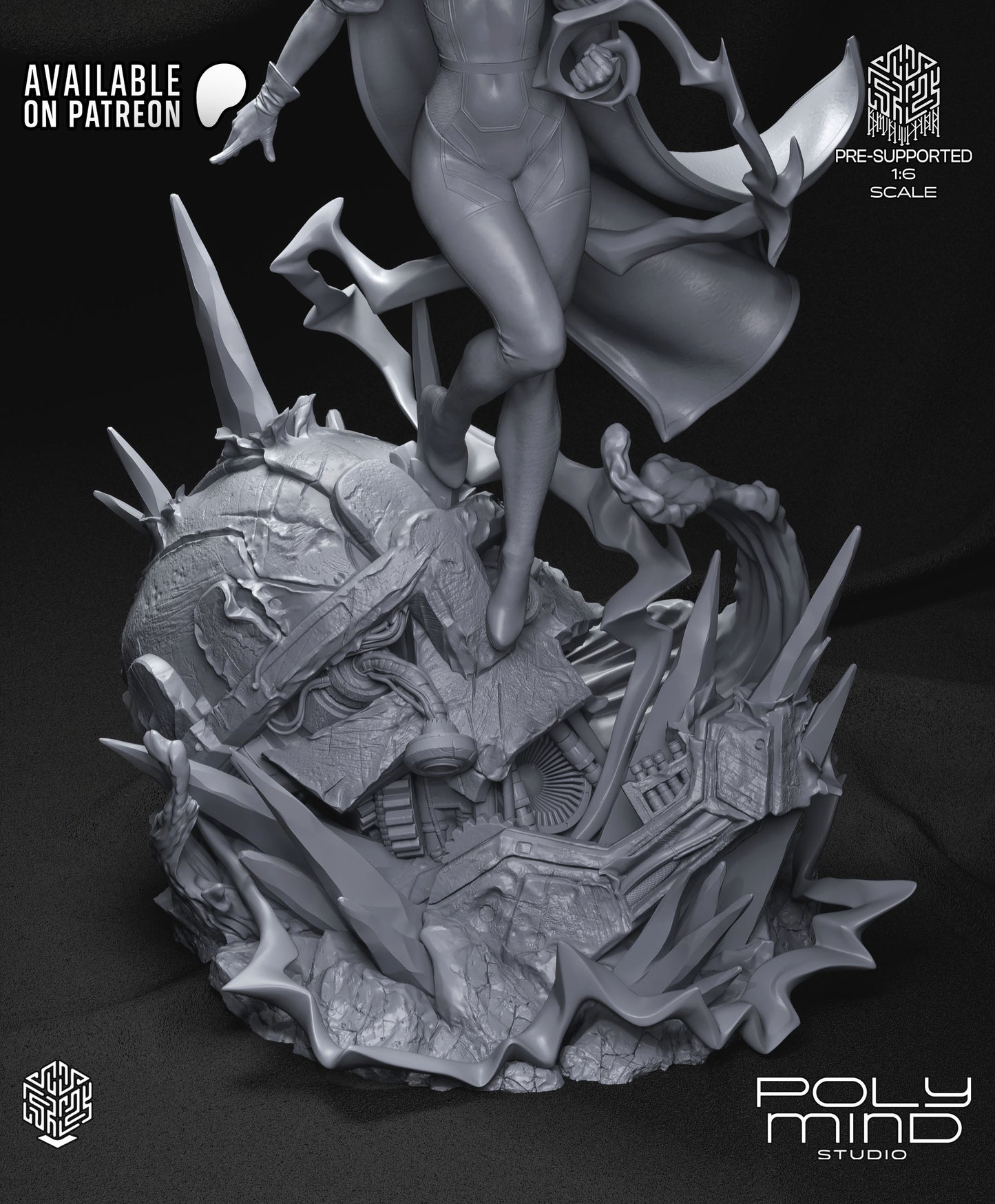 Storm Statue 3D-Printed Kit