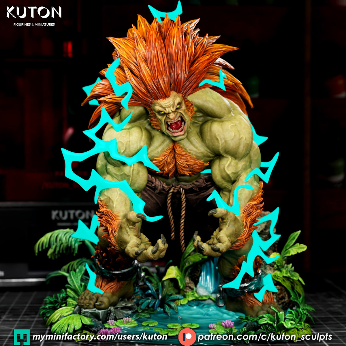 Blanka Statue 3D-Printed Kit