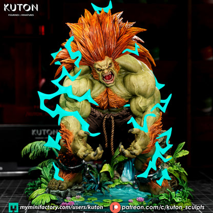Blanka Statue 3D-Printed Kit