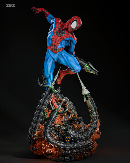Spiderman VS Octa Statue