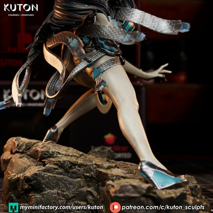 Raven Statue 3D-Printed Kit