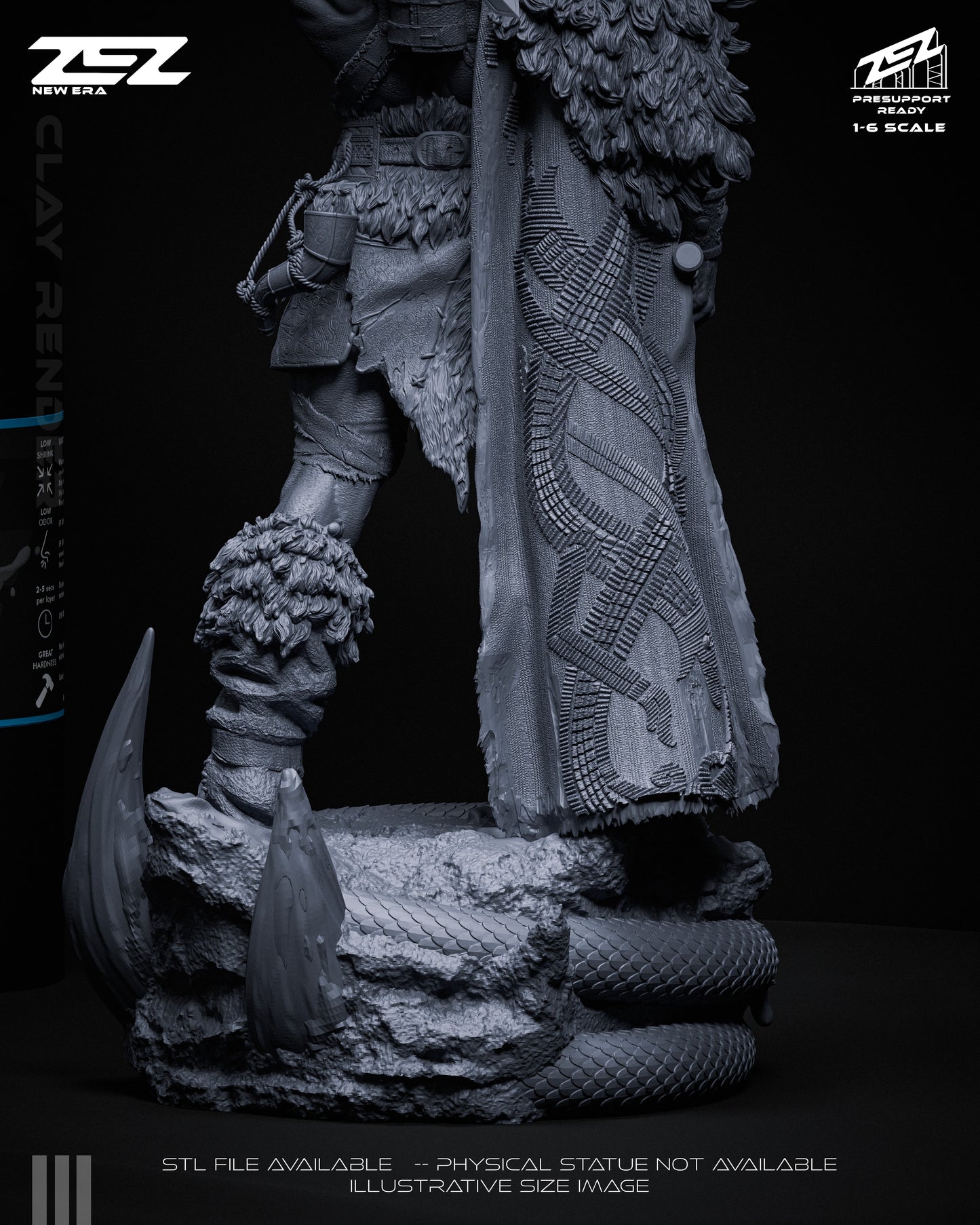 He-Man (Museum Pose) Statue 3D-Printed Kit
