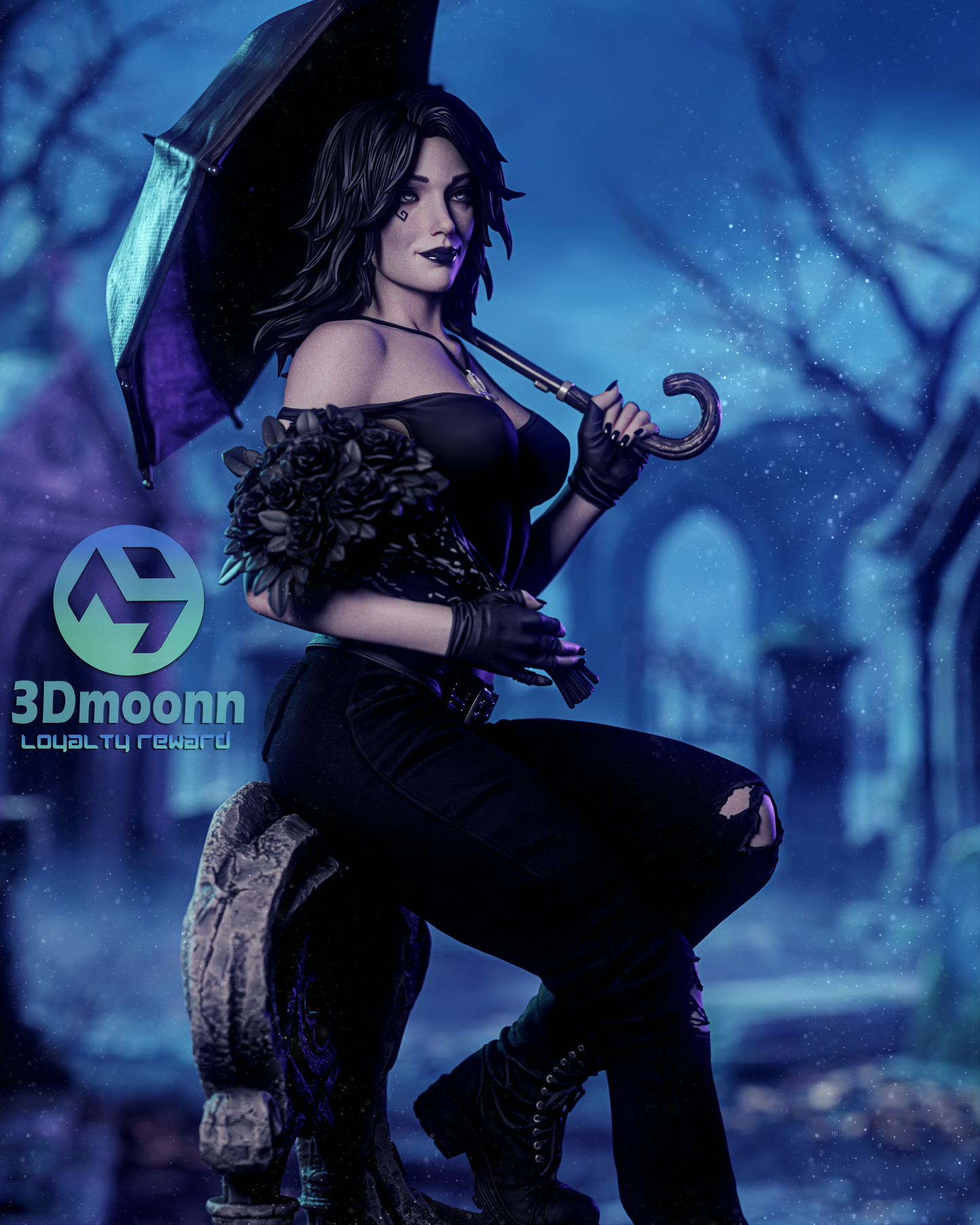 Death Sandman Statue 3D-Printed Kit
