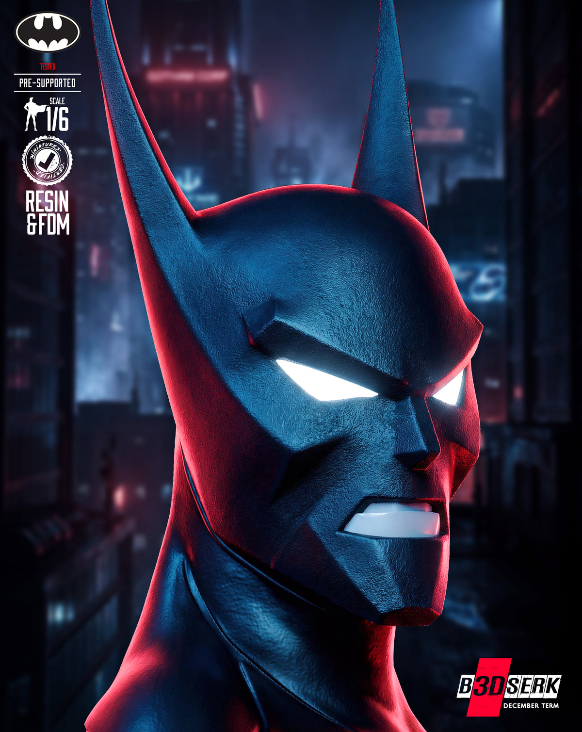 Batman Beyond Statue 3D-Printed Kit