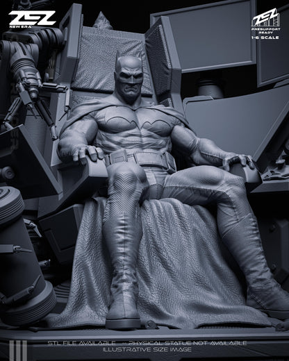 Batman (Throne) Statue 3D-Printed Kit