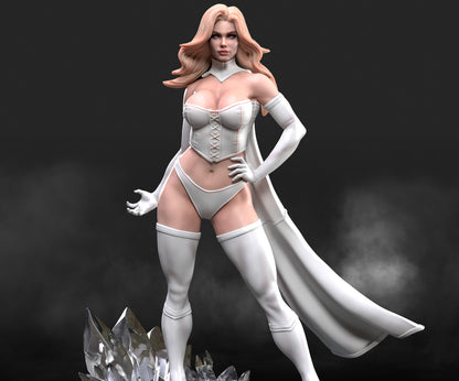 Emma Frost Matc3D Statue
