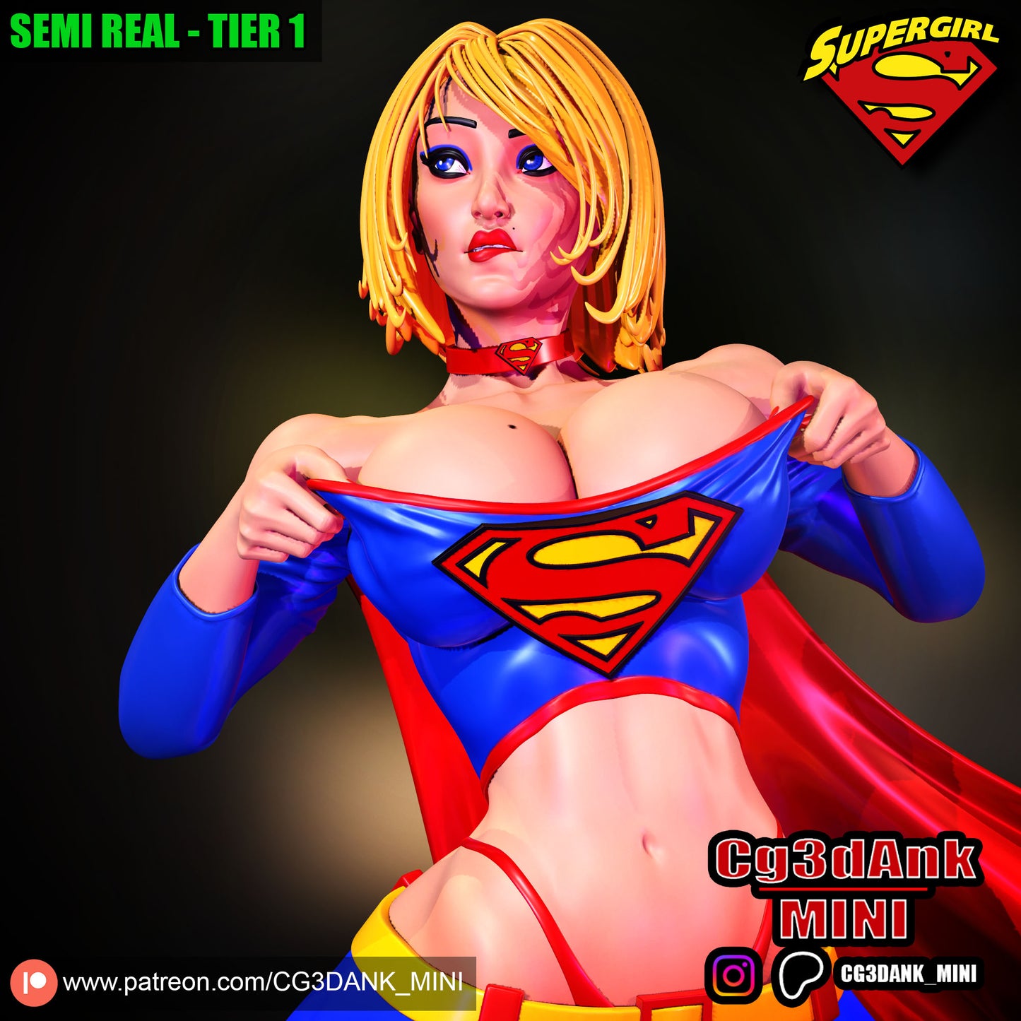 Supergirl Statue