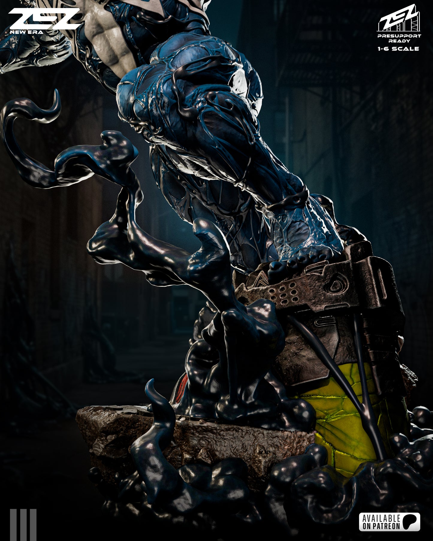 Venom Statue 3D-Printed Kit