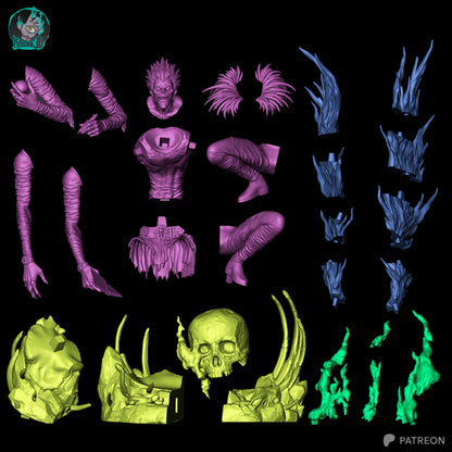 Ryuk Statue 3D-Printed Kit