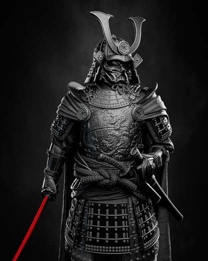 Darth Vader Samurai Statue 3D-Printed Kit