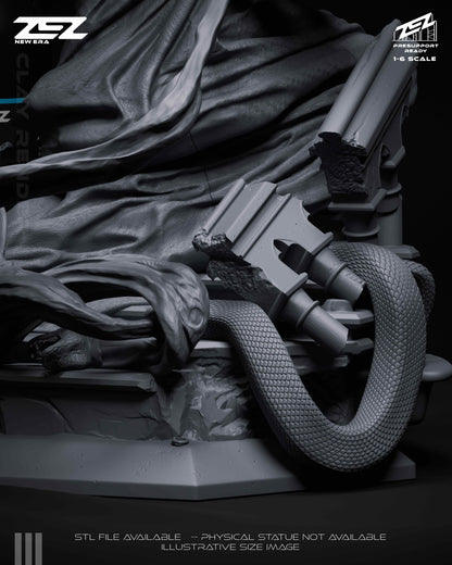 Voldemort Statue 3D-Printed Kit