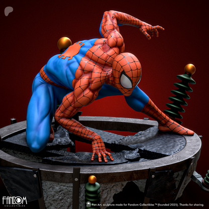Spiderman Statue 3D-Printed Kit
