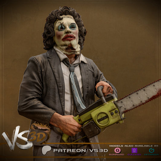 Leatherface Statue 3D-Printed Kit