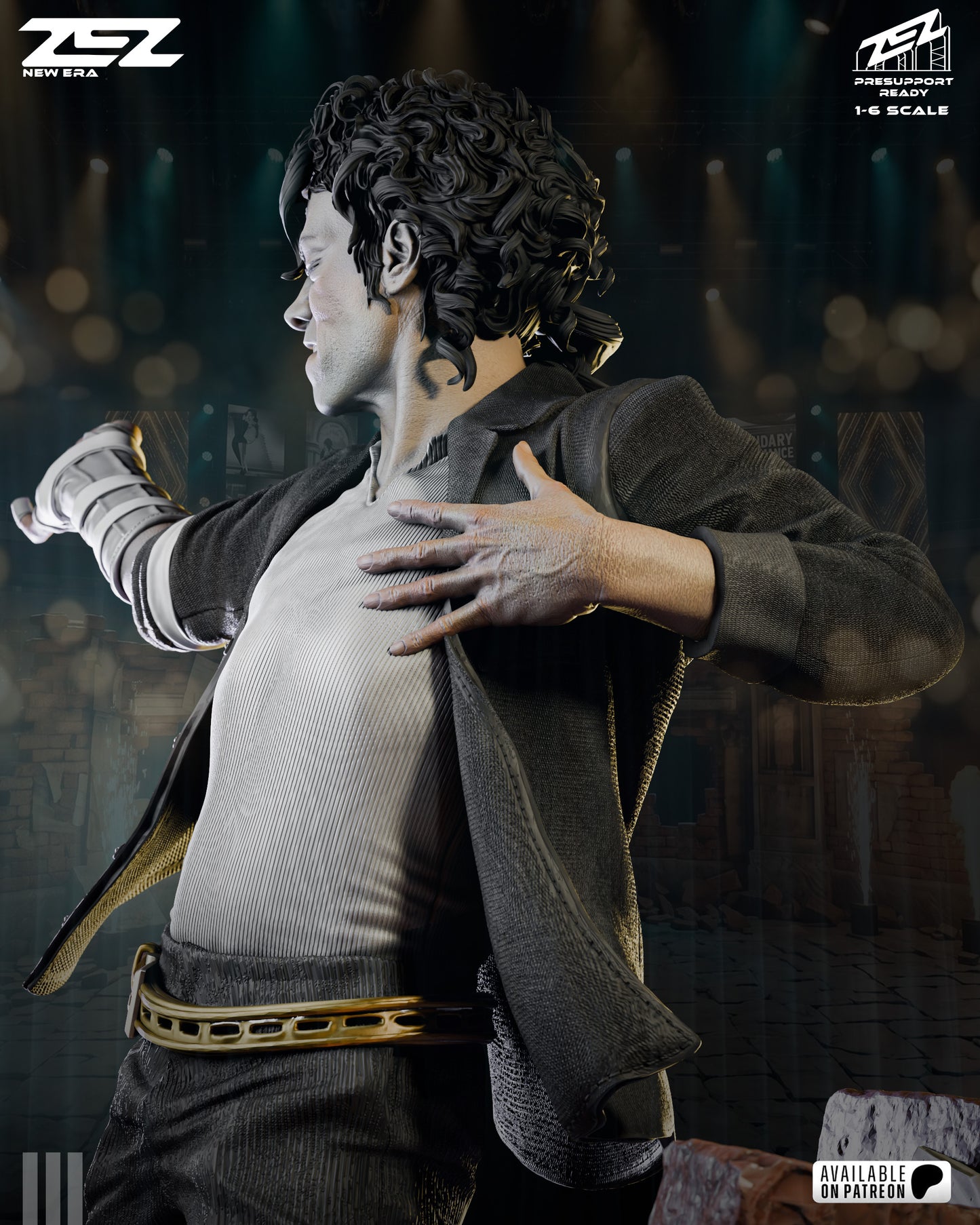 Michael Jackson Statue 3D-Printed Kit