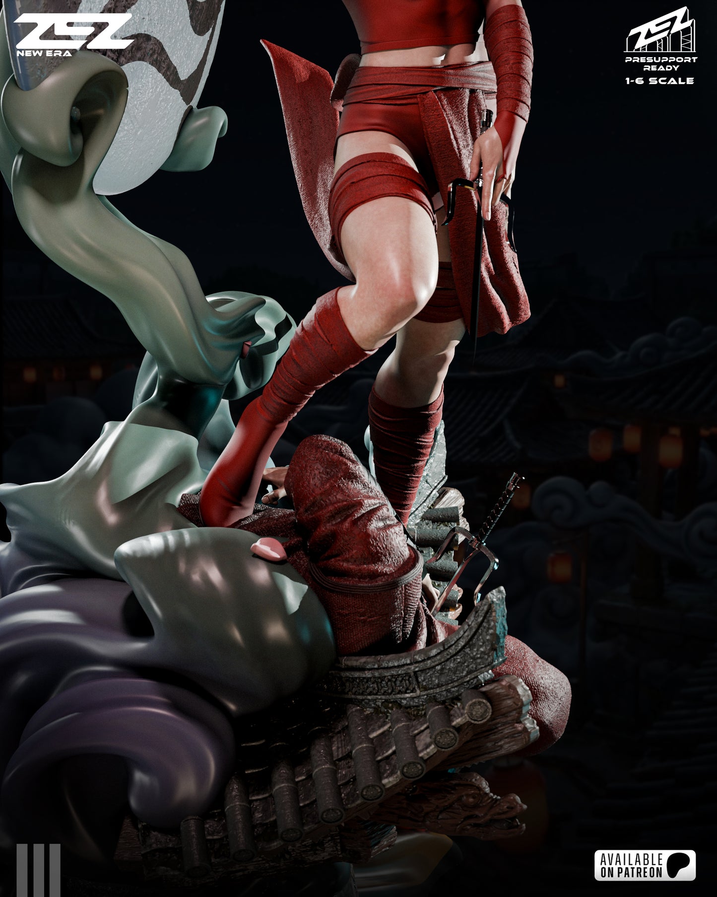 Elektra Statue 3D-Printed Kit