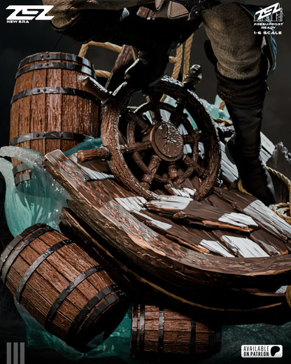Edward Kenway Statue 3D-Printed Kit