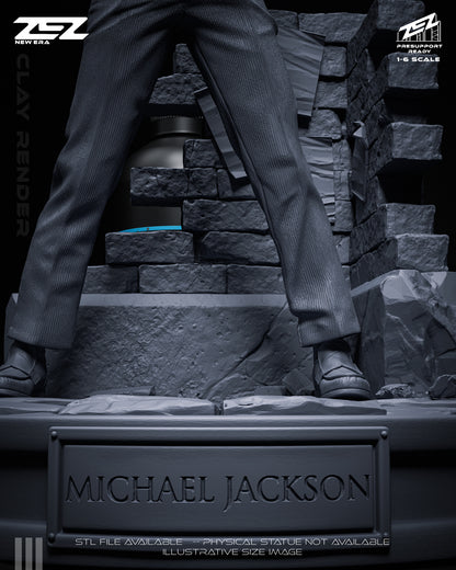 Michael Jackson Statue 3D-Printed Kit