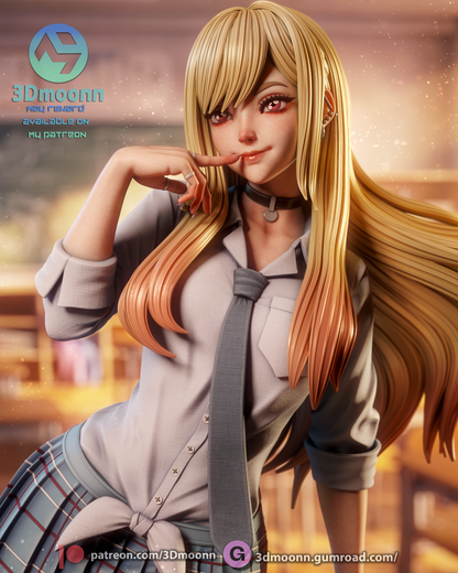 Marin Kitagawa Statue 3D-Printed Kit