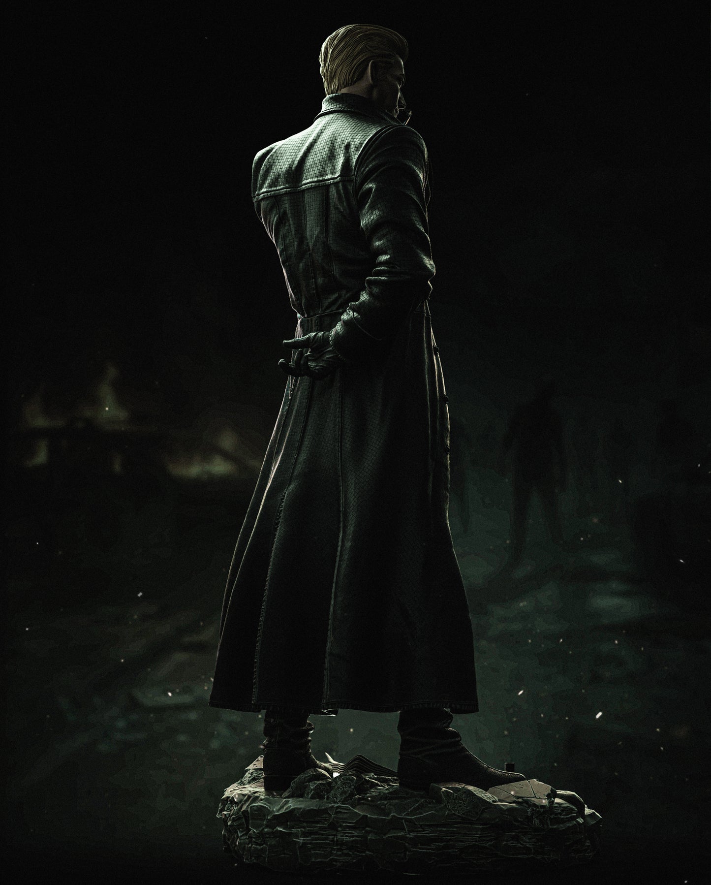 Albert Wesker Statue 3D-Printed Kit