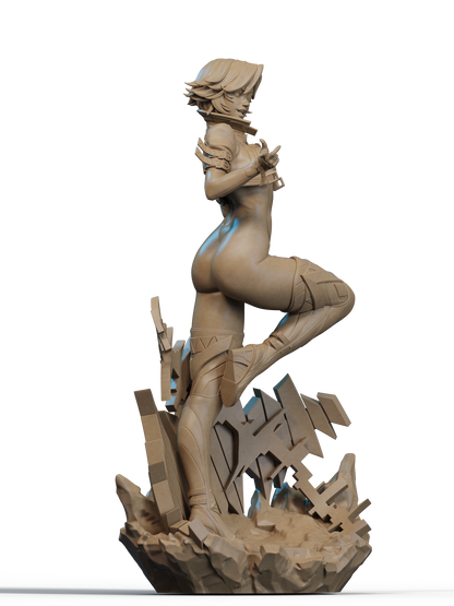 Luna Snow Statue