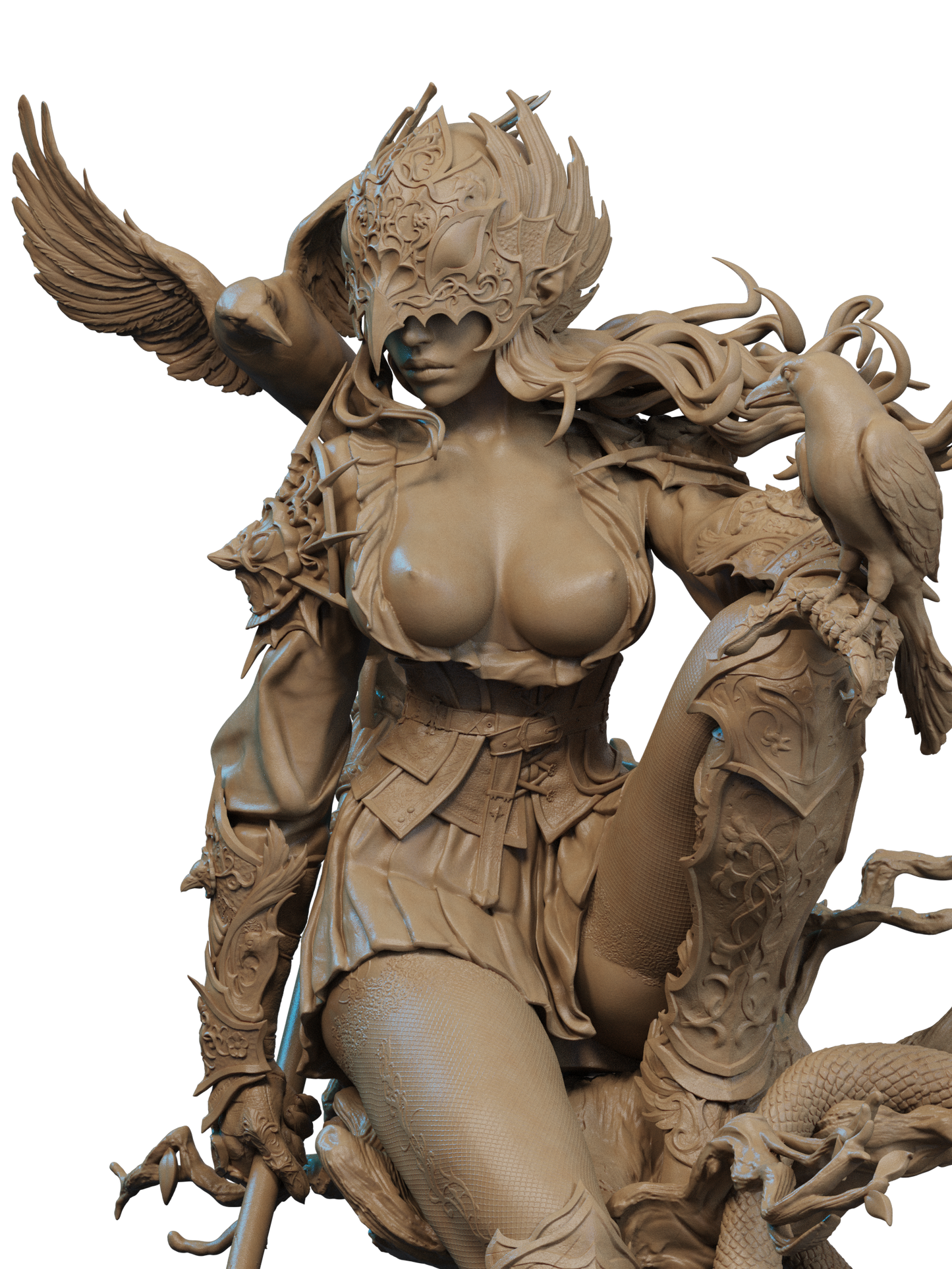 Lenora Queen of Crows Statue