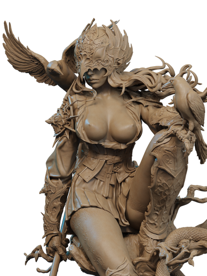 Lenora Queen of Crows Statue