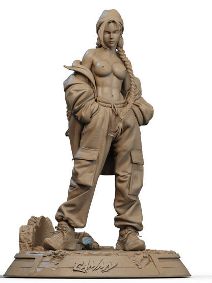StreetWear Cammy Statue 3D-Printed Kit