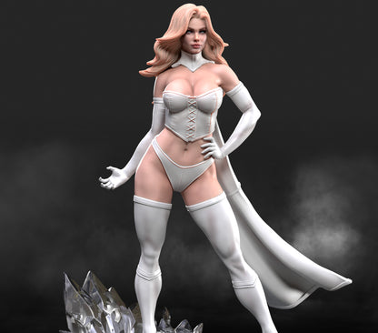Emma Frost Matc3D Statue