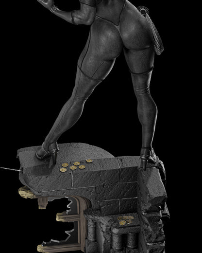 Catwoman Statue 3D-Printed Kit
