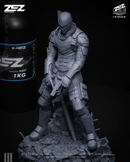 Vigilante Statue 3D-Printed Kit