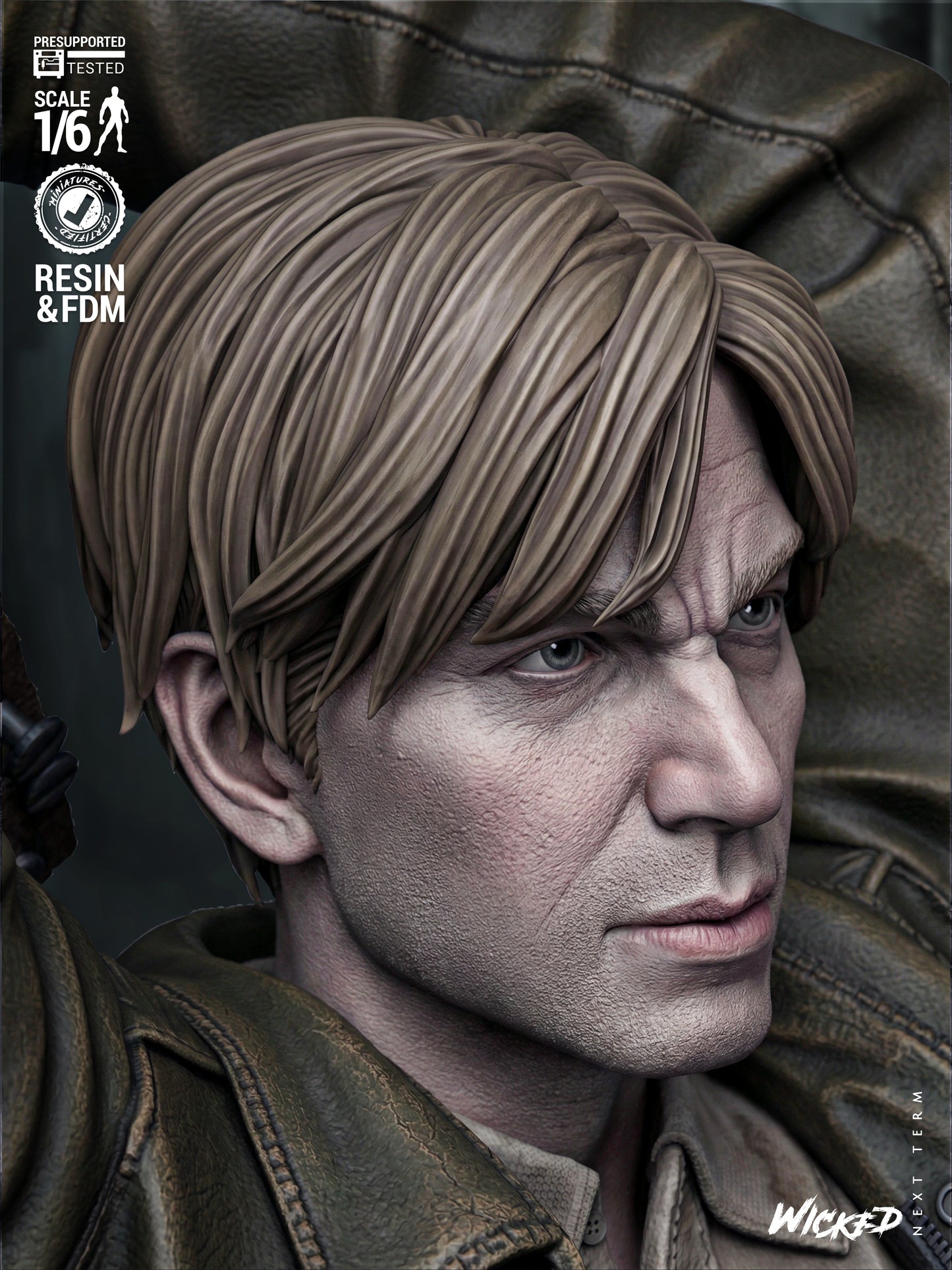 James Statue 3D-Printed Kit