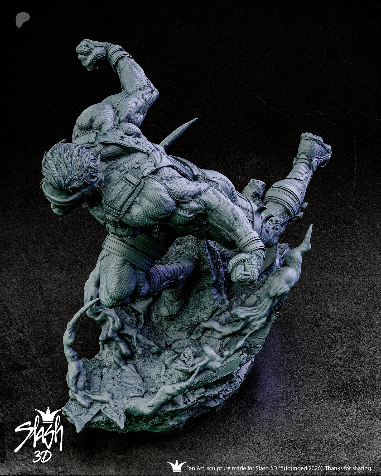 Cyclops Statue 3D-Printed Kit