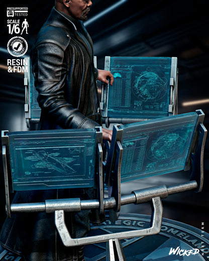 Nick Fury Statue 3D-Printed Kit