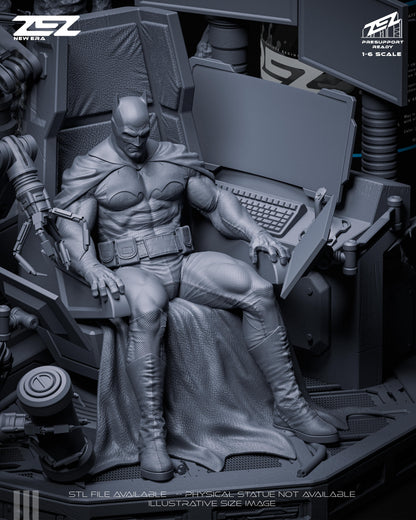 Batman (Throne) Statue 3D-Printed Kit