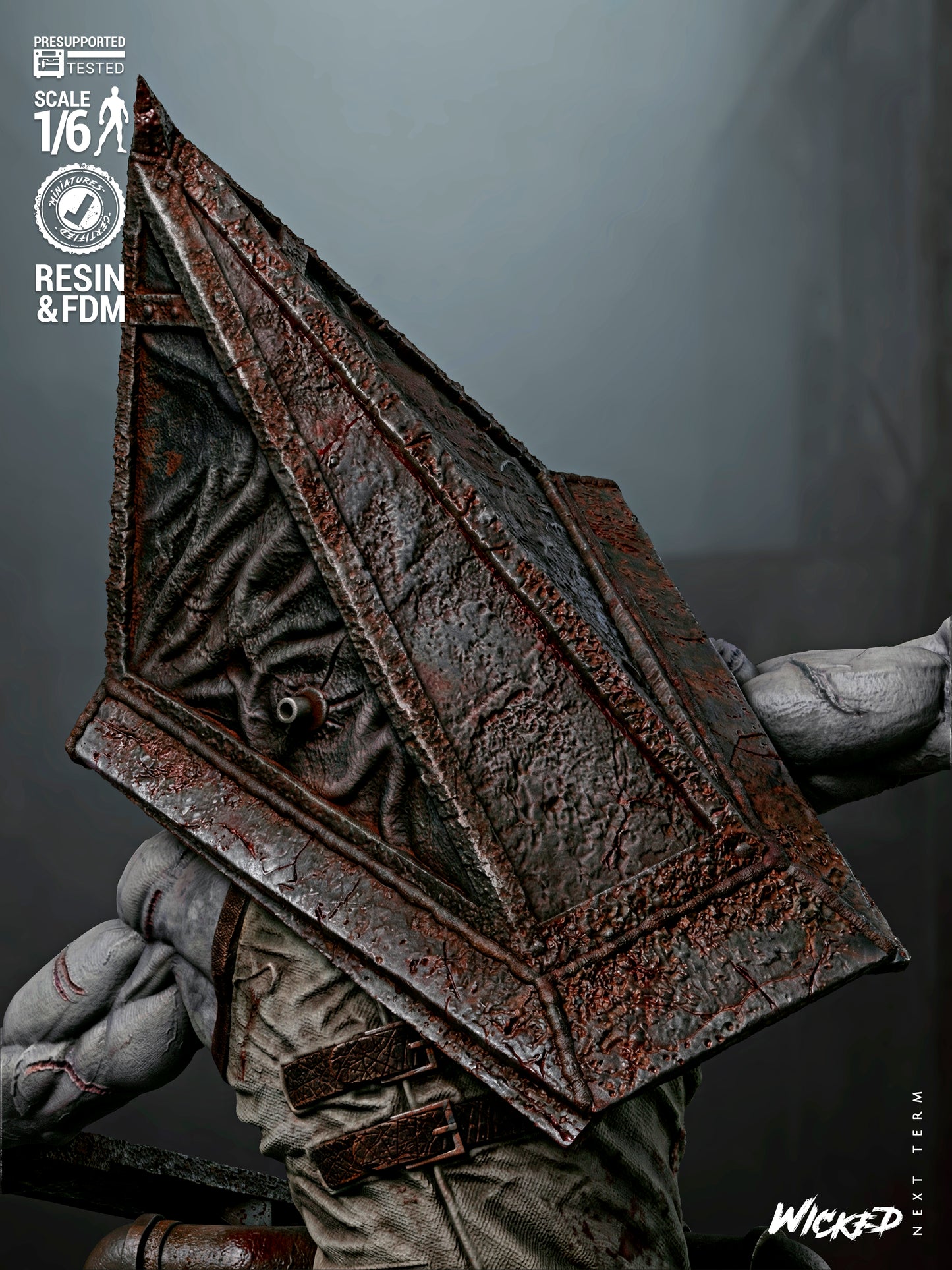 Pyramid Head Statue 3D-Printed Kit