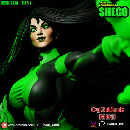 Shego Statue 3D-Printed Kit