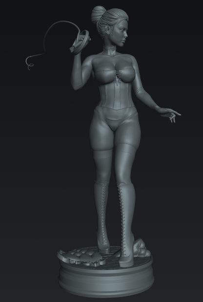 Black Queen Statue 3D-Printed Kit