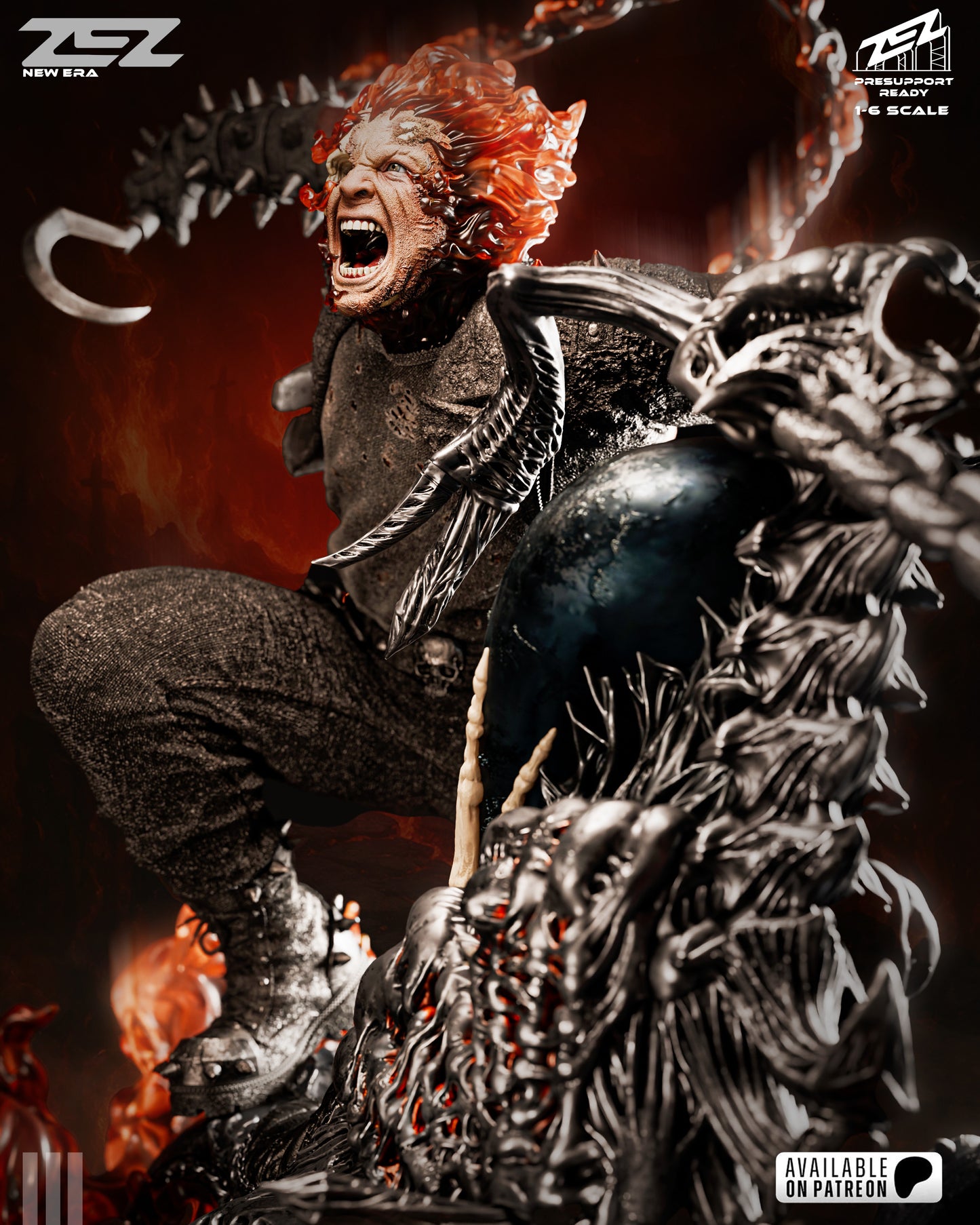 Ghost Rider Statue