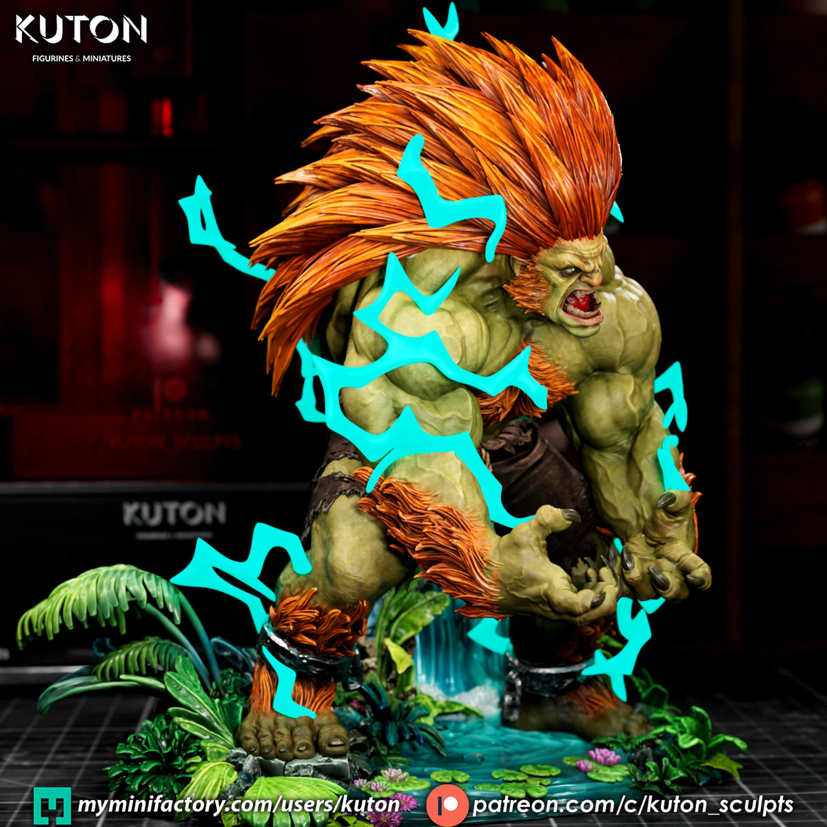 Blanka Statue 3D-Printed Kit